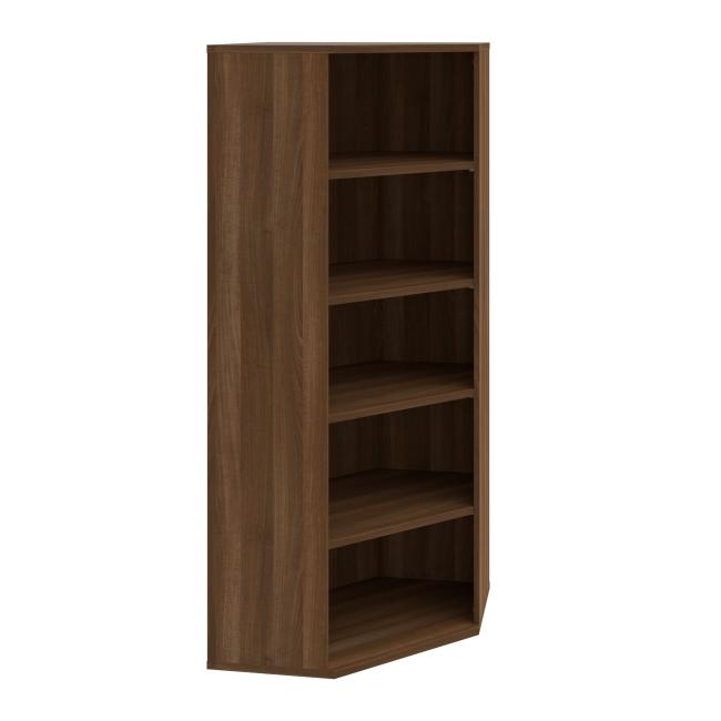 Strong shelf cabinet, 80x192x40 cm, walnut