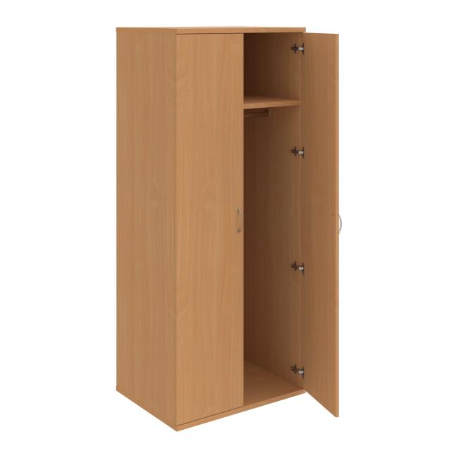 Wardrobe shelf cabinet Strong, 80x192x60 cm, beech/beech