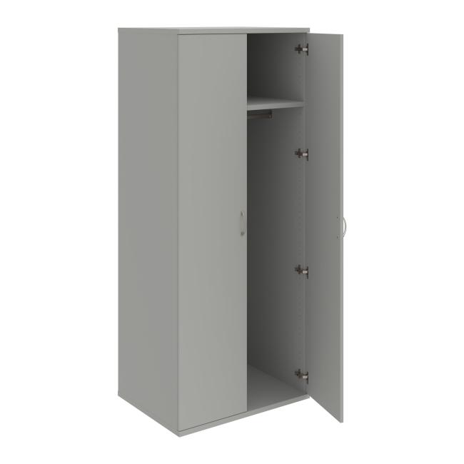 Strong wardrobe shelf, 80x192x60 cm, grey/grey
