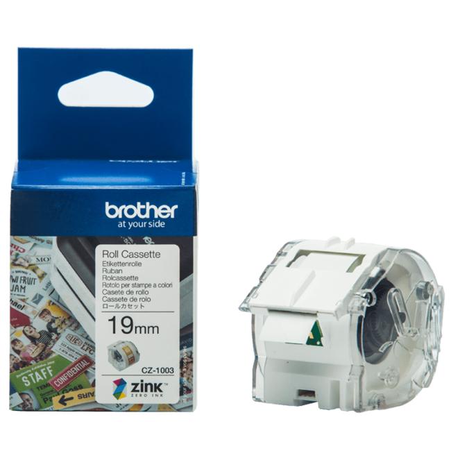 [BR001003] Samolepiace etikety Brother CZ-1003, 19 mm x 5 m pre farebnú tlač na VC-500W