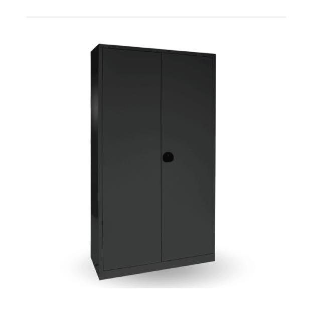 Office filing cabinet, 4 shelves, welded, h 195 x w 100 x d 42 cm, color RAL7016 anthracite