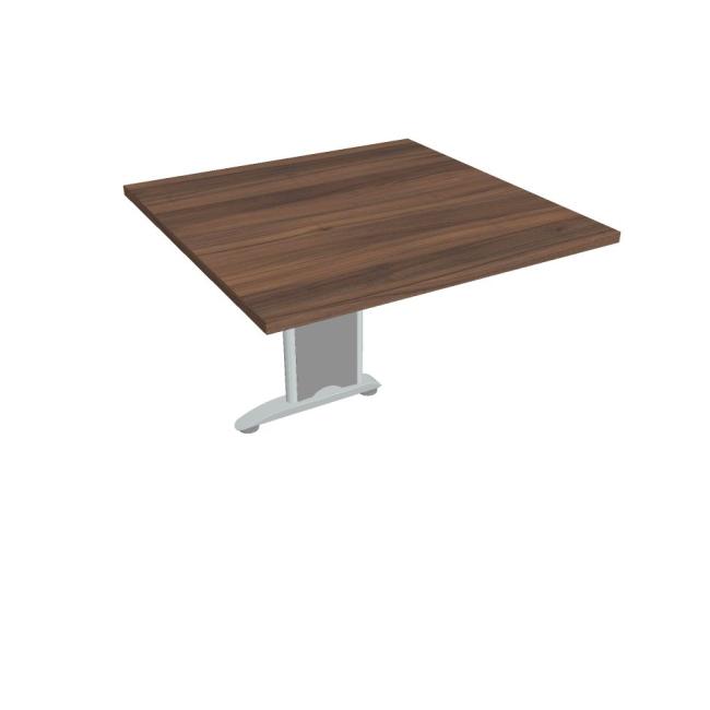 [ON580962] Additional table Flex, 80x75.5x80 cm, walnut/metal