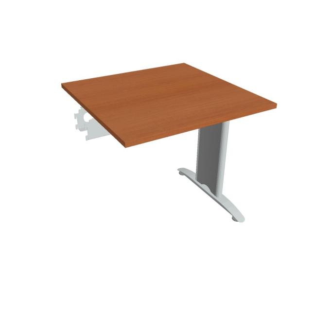 Flex meeting table, 80x75.5x80 cm, cherry/metal