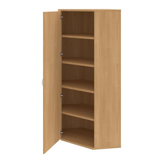 Shelf cabinet L Strong, 80x192x40 cm, oak/oak