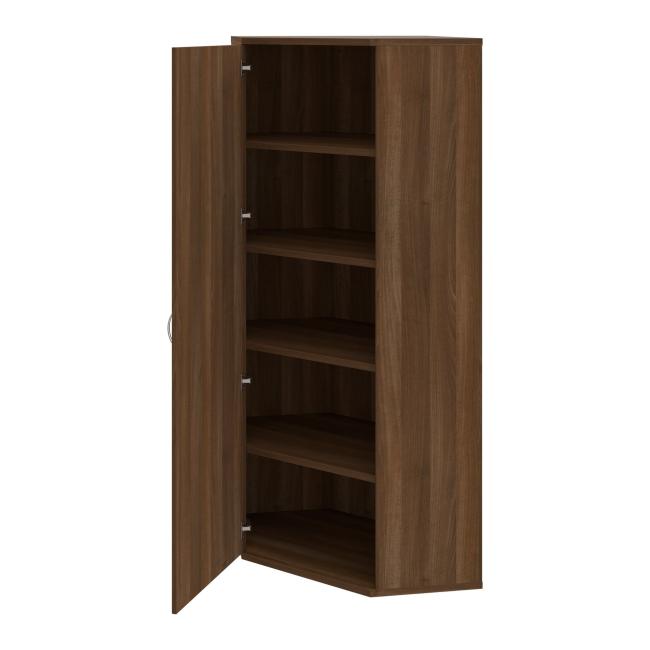 Shelf cabinet L Strong, 80x192x40 cm, walnut/walnut