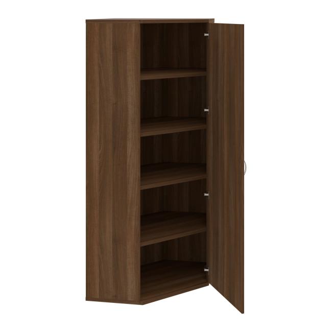Shelf cabinet P Strong, 80x192x40 cm, walnut/walnut