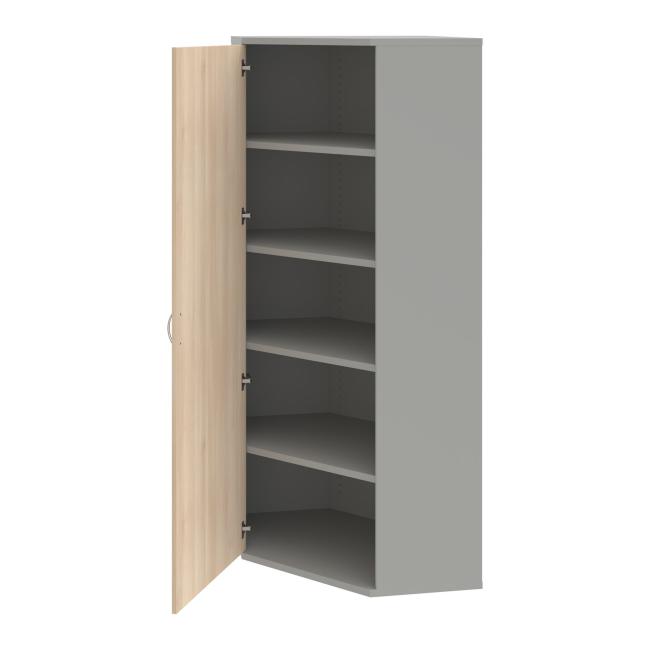 Shelf cabinet L Strong, 80x192x40 cm, agate/grey