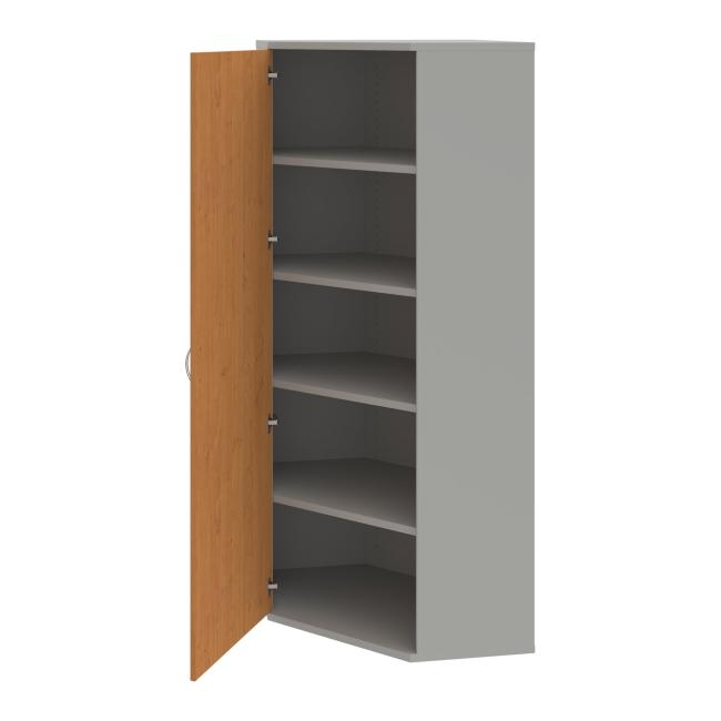Shelf cabinet L Strong, 80x192x40 cm, alder/grey