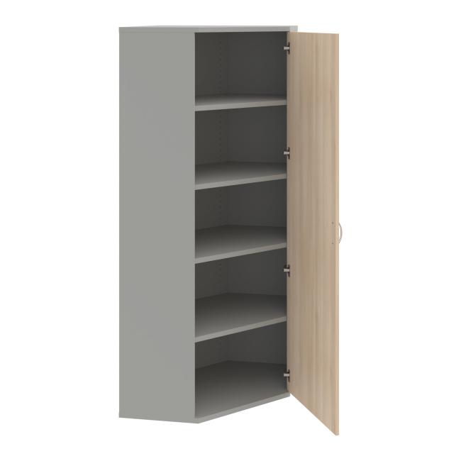 Shelf cabinet P Strong, 80x192x40 cm, agate/grey