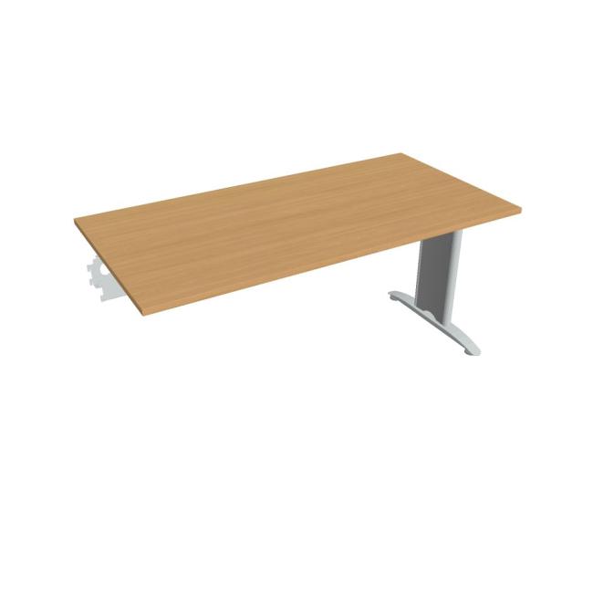 Flex conference table, 160x75.5x80 cm, beech/metal