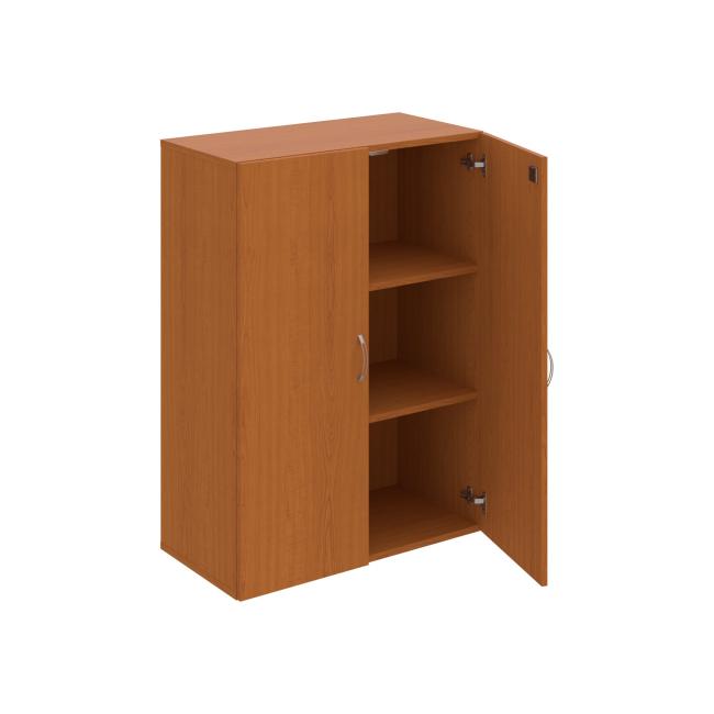 Drive shelf cabinet, lock, 80x111x42 cm, cherry/cherry