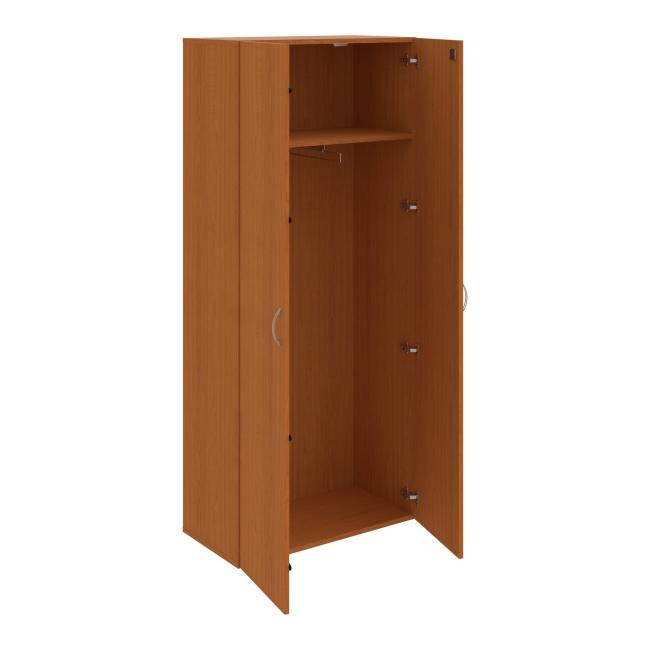 Drive wardrobe, lock, 80x185x42 cm, cherry/cherry
