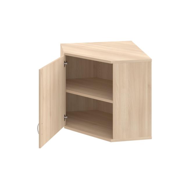 Rohová skrinka Strong, L, horná, 80x76,8x40 cm, achát/agát