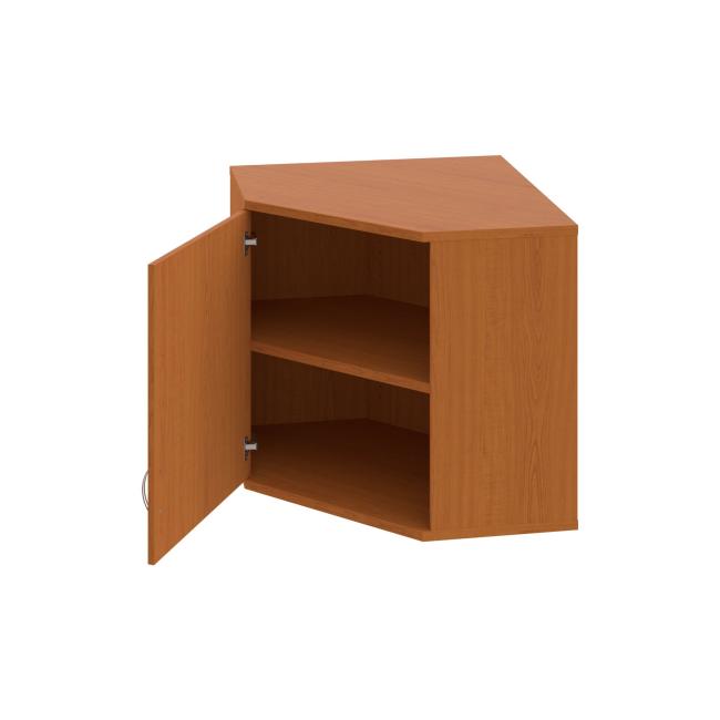 Corner cabinet Strong, L, upper, 80x76.8x40 cm, cherry/cherry