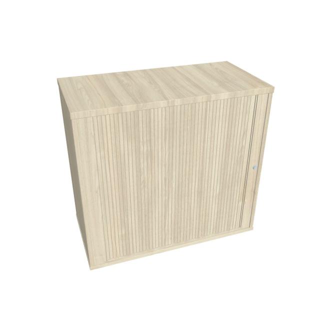 Prídavná skrinka na stôl Hobis, zámok, L, 80x75,5x40 cm, agát