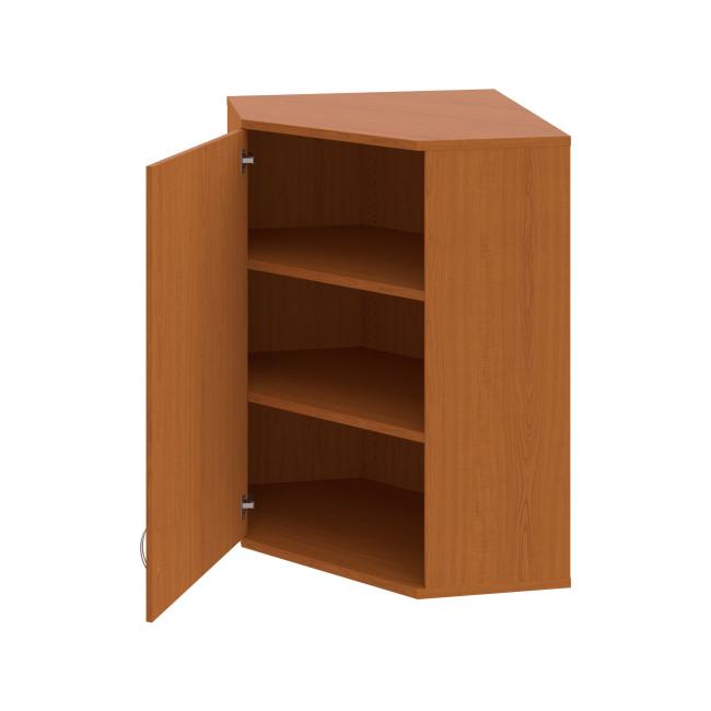 Corner cabinet Strong, L, upper, 80x115.2x40 cm, cherry/cherry