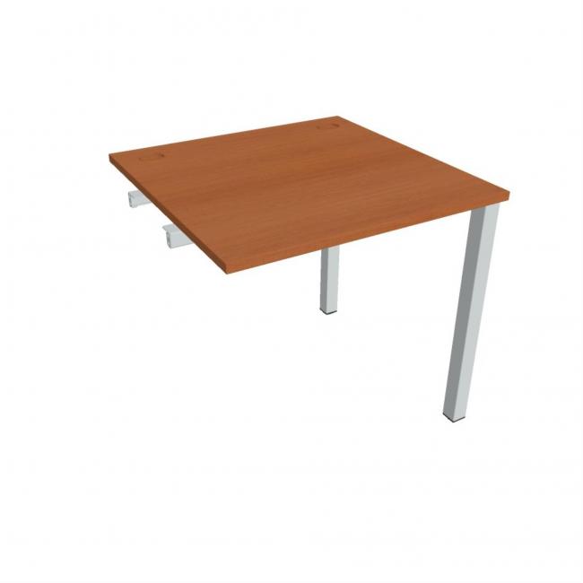 Work table Uni k pozdź. chain, 80x75.5x80 cm, cherry/grey