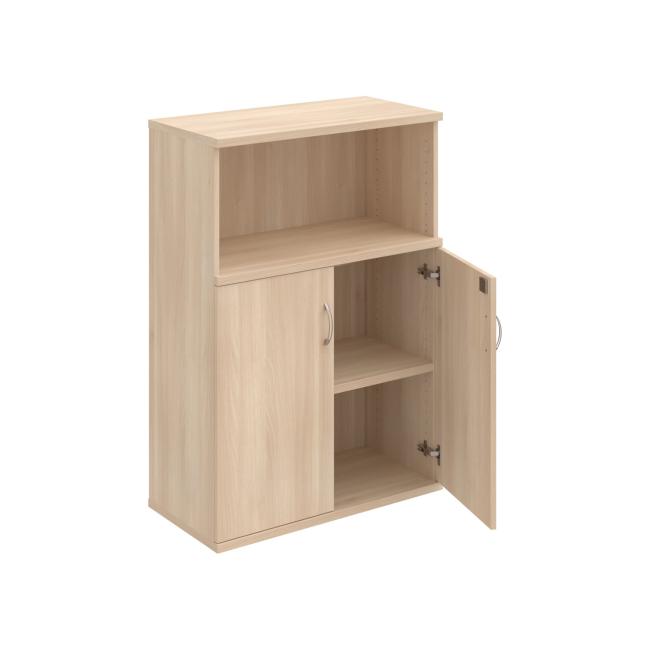 Strong shelf cabinet, lock, 80x115.2x40 cm, agate/agate