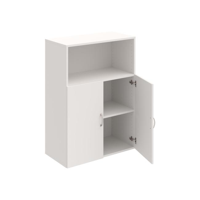 Drive shelf cabinet, 80x111x42 cm, white/white