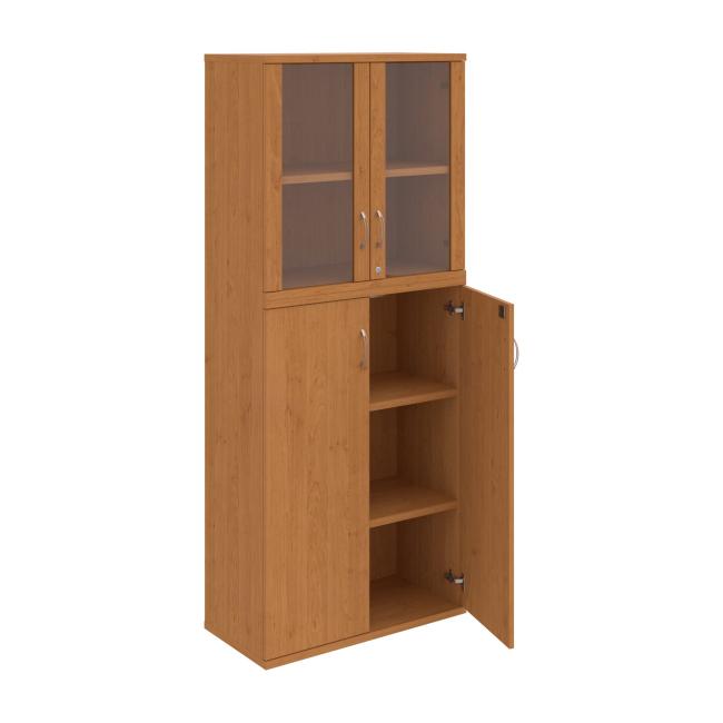 Strong shelf cabinet, lock, 80x192x40 cm, alder/alder