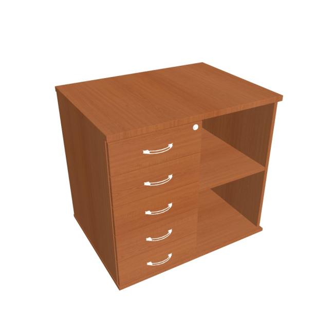 Additional cabinet for the Hobis table, lock, L, cherry