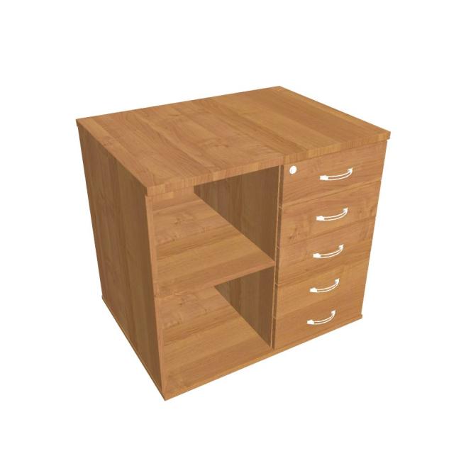 Additional cabinet for the Hobis table, lock, P, alder