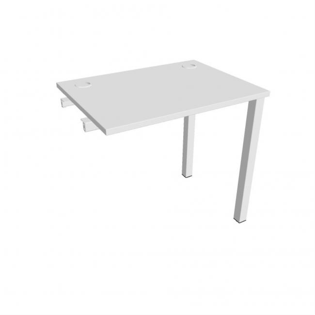 Work table Uni k pozdź. chain, 80x75.5x60 cm, white/white