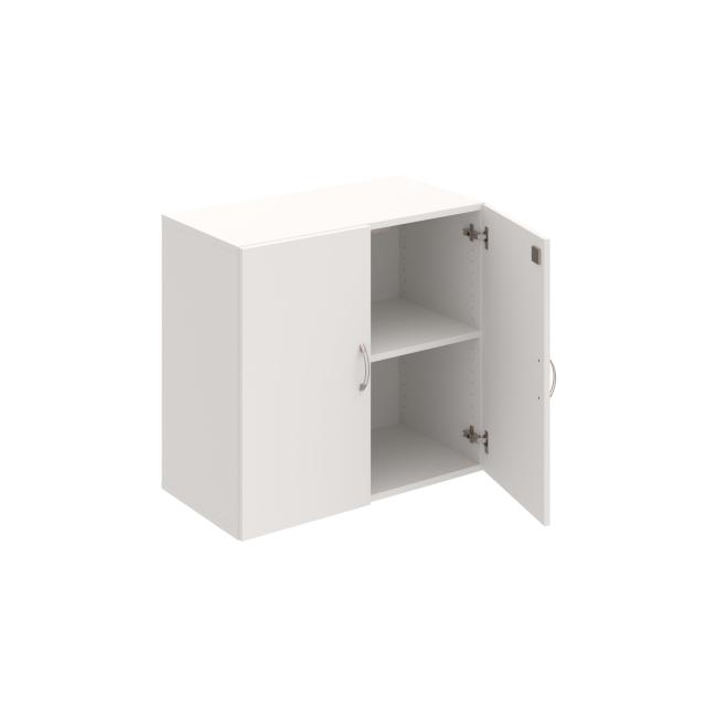 Drive shelf cabinet, lock, 80x74x42 cm, white/white