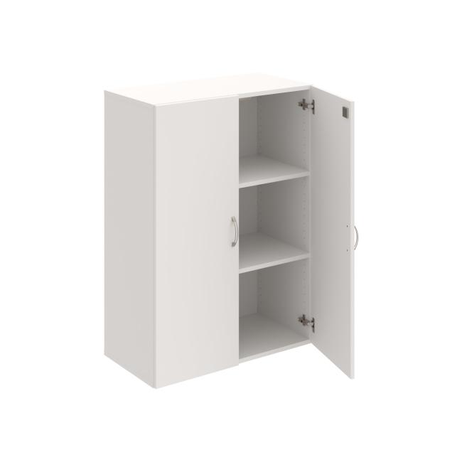 Drive shelf cabinet, lock, 80x111.0x42 cm, white/white
