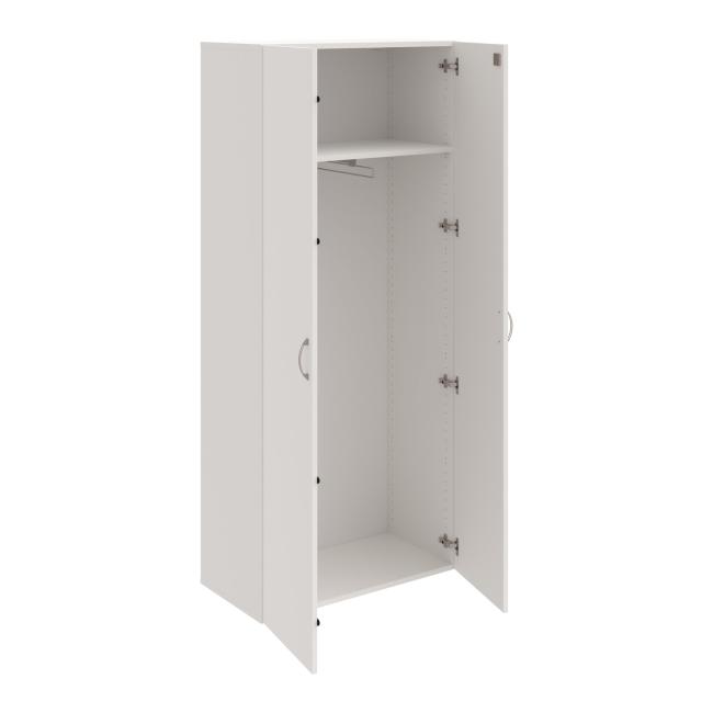 [ON805699] Drive wardrobe, lock, 80x185x42 cm, white/white