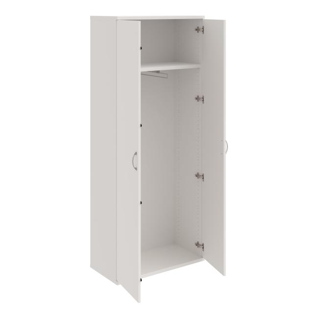 Strong wardrobe shelf, 80x192x40 cm, white/white