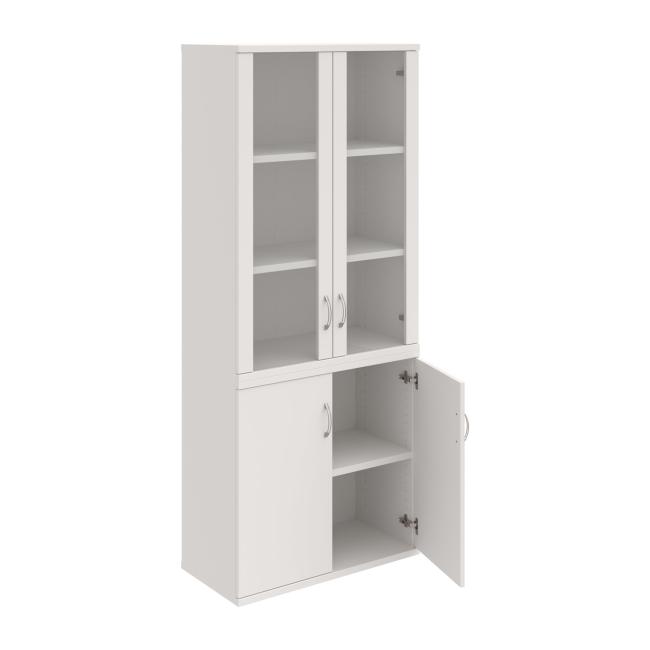 [ON821199] Strong shelf cabinet, 80x192x40 cm, white/white