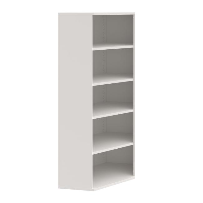 [ON821609] Strong shelf cabinet, 80x192x40 cm, white