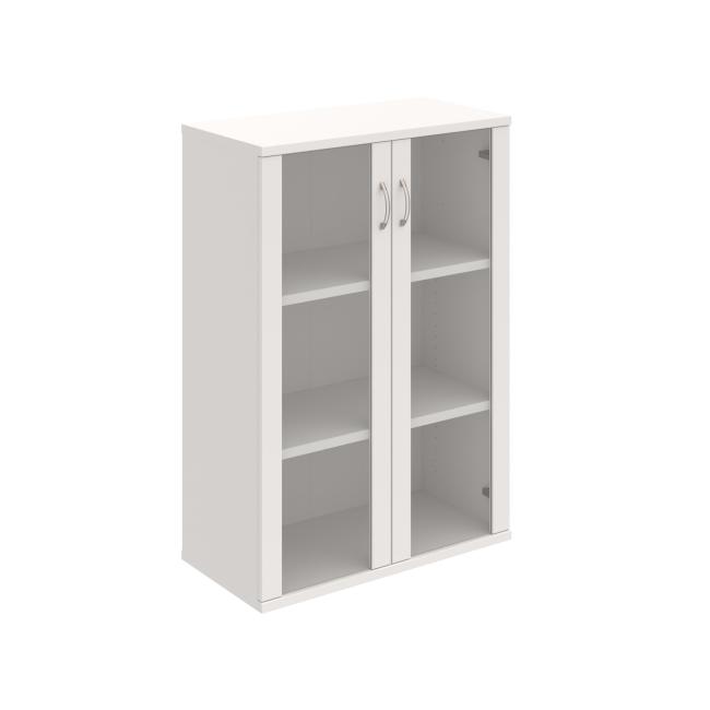 Strong shelf cabinet, 80x115.2x40 cm, white/white