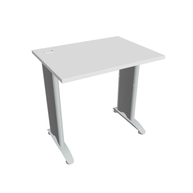 Flex desk, 80x75.5x60 cm, white/metal