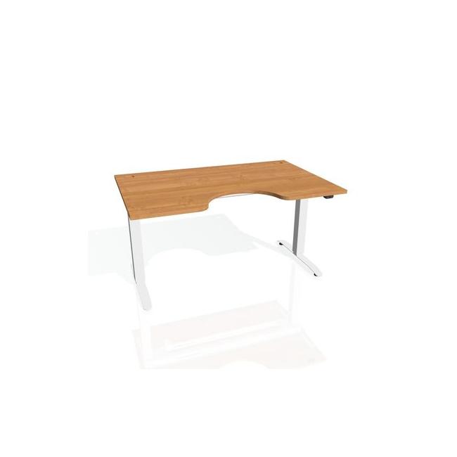 Motion Ergo desk, ZO, 2S, 120x70.5-120.5x90 cm, alder/white
