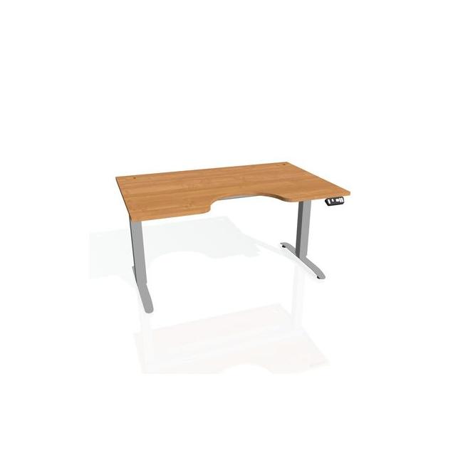 Motion Ergo desk, PO, 2S, 120x70.5-120.5x90 cm, alder/grey
