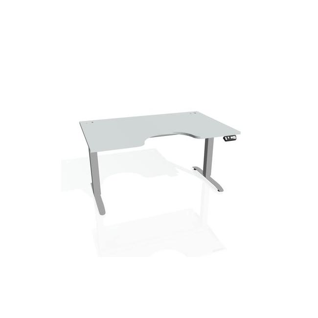 Motion Ergo desk, PO, 2S, 120x70.5-120.5x90 cm, gray/grey