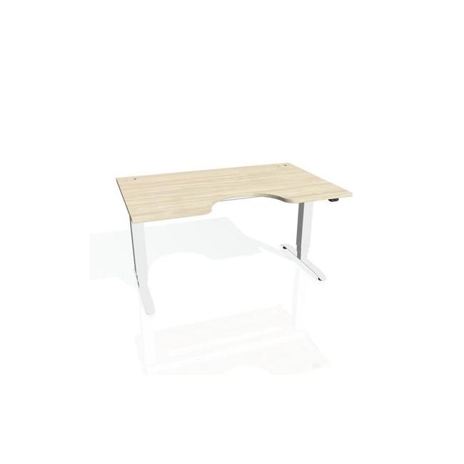Motion Ergo desk, ZO, 3S, 120x61-128x90 cm, agate/white