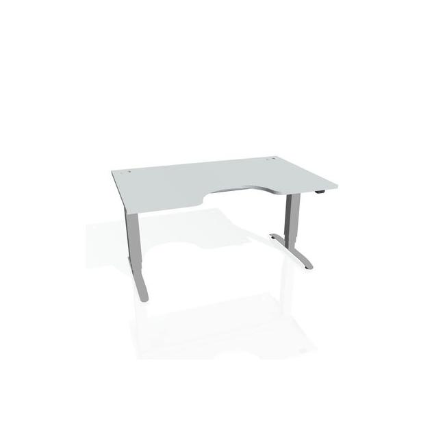 Motion Ergo desk, ZO, 3S, 120x61-128x90 cm, gray/grey