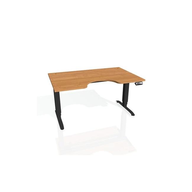 [ON912331] Motion Ergo desk, PO, 3S, 120x61-128x90 cm, alder/black