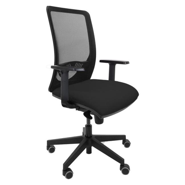 Office chair DUCK SYN black (Bombay 02) + armrests P44