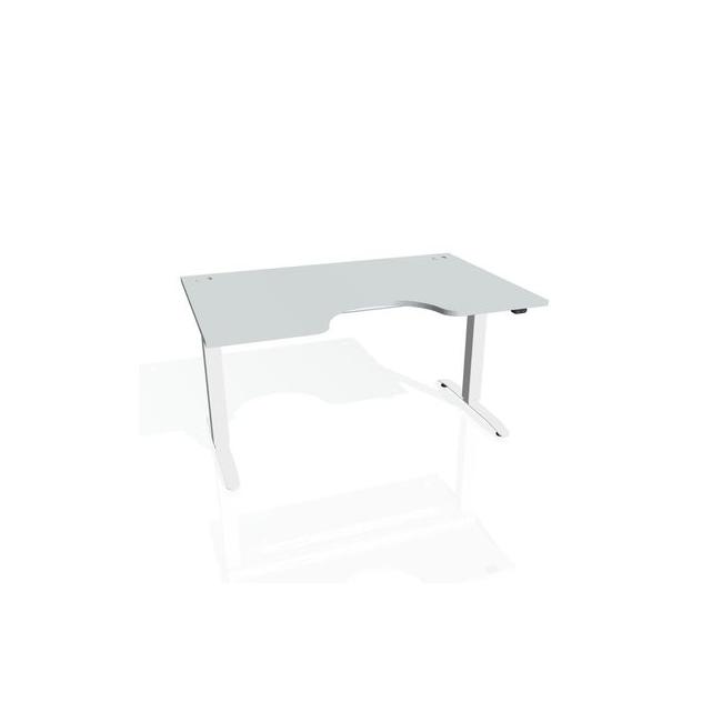 Motion Ergo desk, ZO, 2S, 140x70.5-120.5x90 cm, grey/white