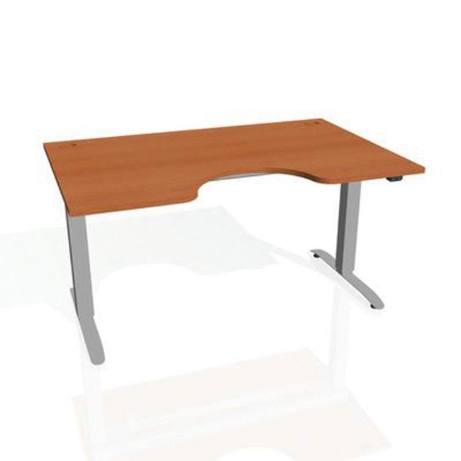 Motion Ergo desk, ZO, 2S, 160x70.5-120.5x90 cm, cherry/grey