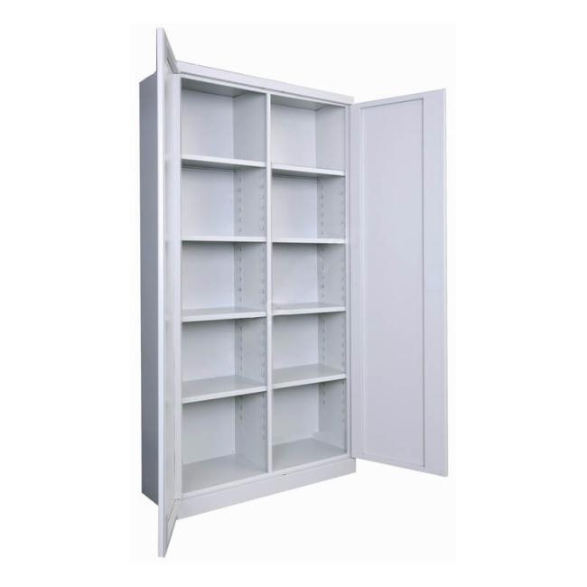 [AA000149] Office file cabinet, 8 shelves, h 192 x w 100 x d 38 cm, color RAL7035 gray