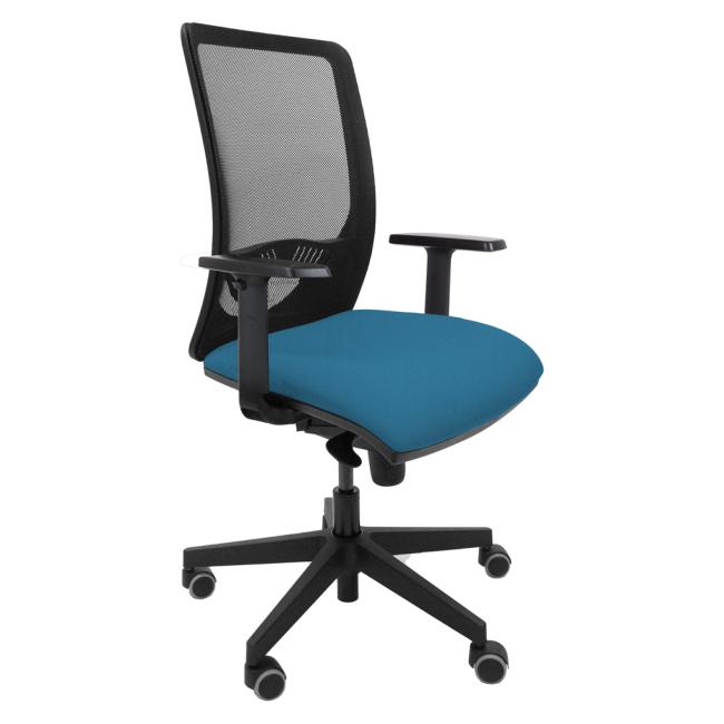 Office chair DUCK SYN light blue (Bombay 57) + armrests P44