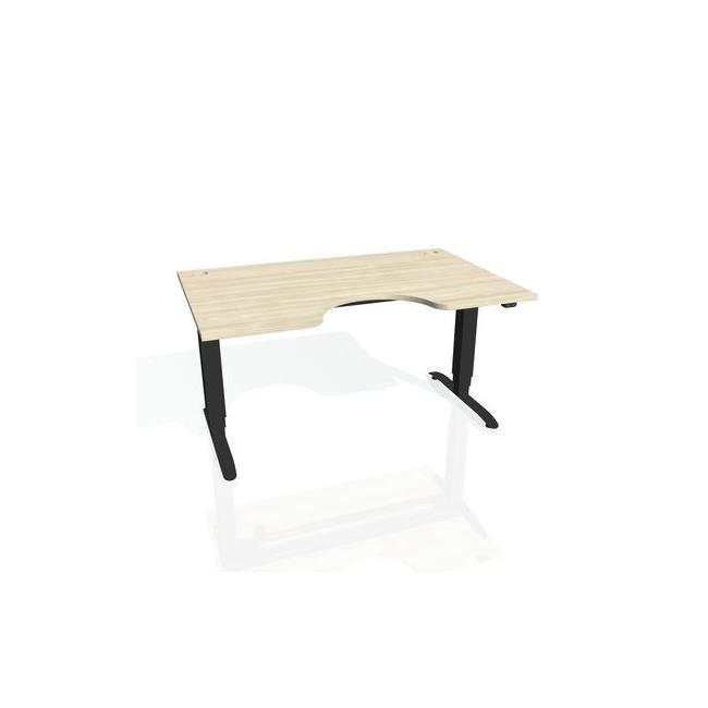 Motion Ergo desk, ZO, 3S, 180x61-128x90 cm, agate/black