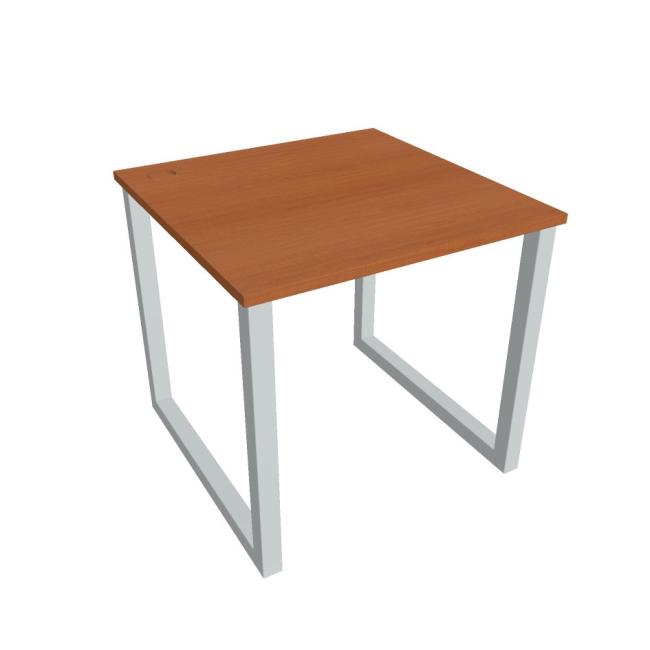 UNI O desk, 80x75.5x80 cm, cherry/grey