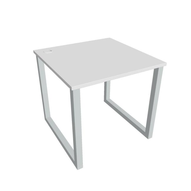 [ON918410] UNI O desk, 80x75.5x80 cm, white/grey