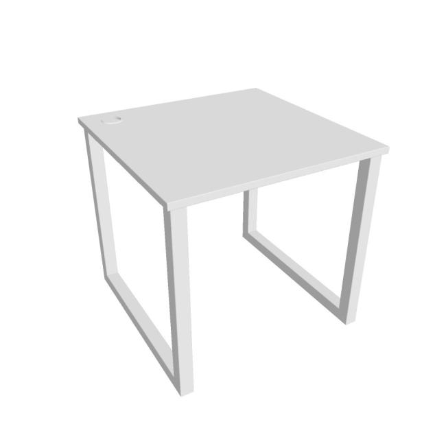 [ON918411] UNI O desk, 80x75.5x80 cm, white/white